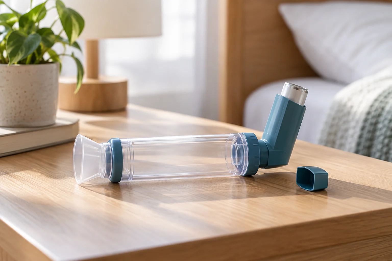 Inhalatorul cu cameră de inhalare: ce verifici înainte de fiecare doză